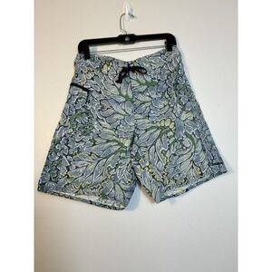 Patagonia Men's Board Shorts Sz 32 Wavefarer Print Beach Surfer Lifeguard Summer